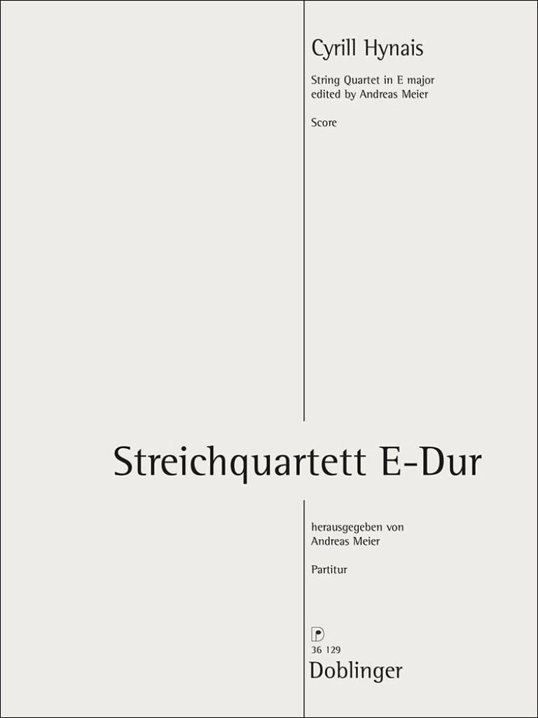 Streichquartett E-Dur (1895)